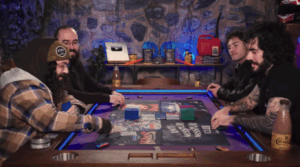 Jugadores de Magic con Cacaolat
