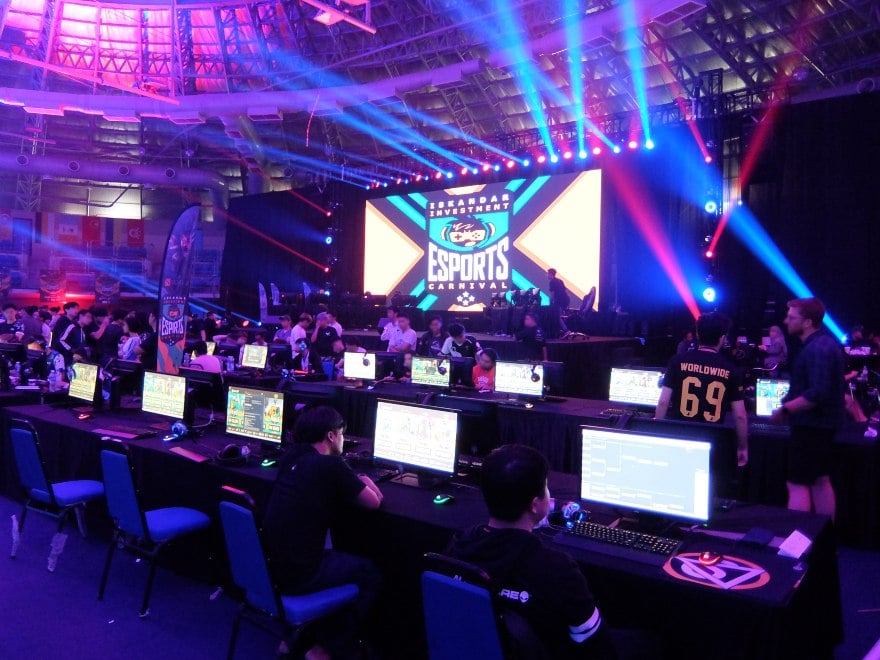 Competición de esports en directo
